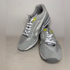 Puma Gray and Yellow Athletic Shoes